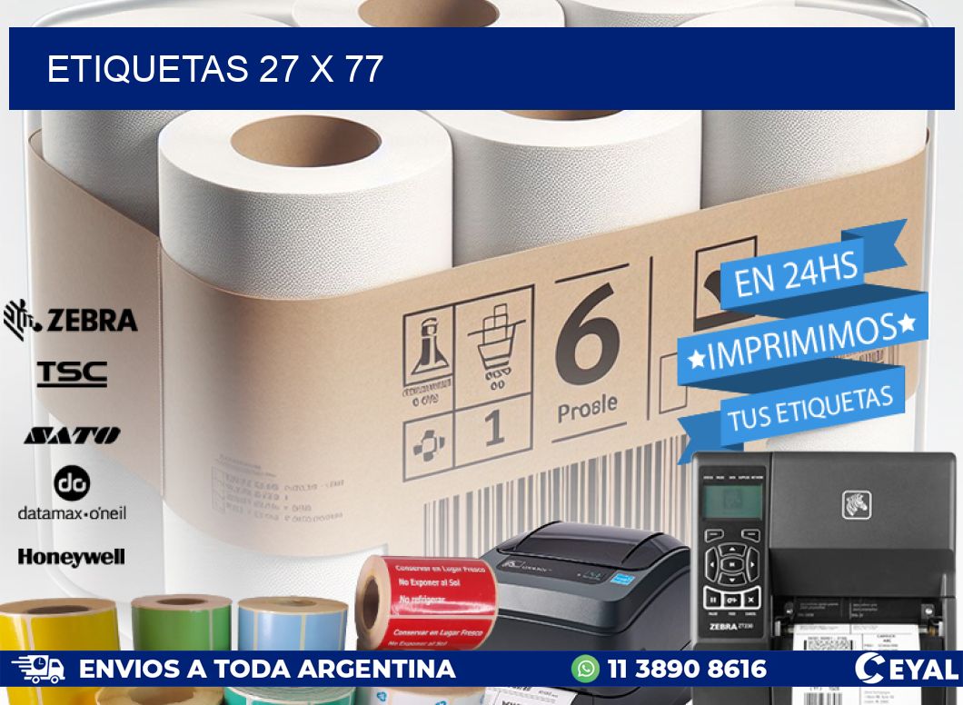ETIQUETAS 27 x 77