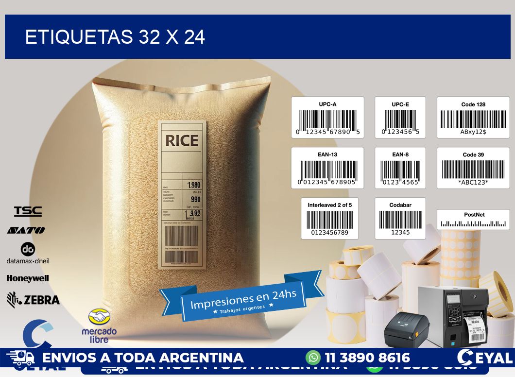 ETIQUETAS 32 x 24