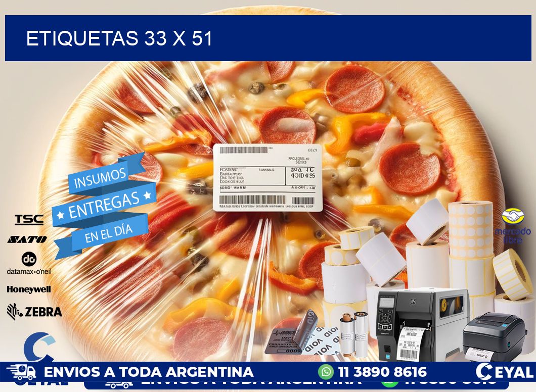 ETIQUETAS 33 x 51