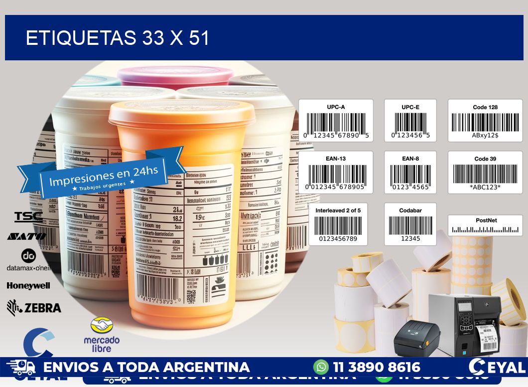 ETIQUETAS 33 x 51