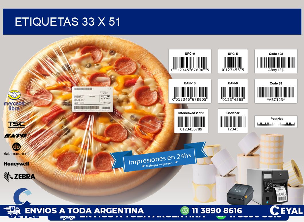 ETIQUETAS 33 x 51