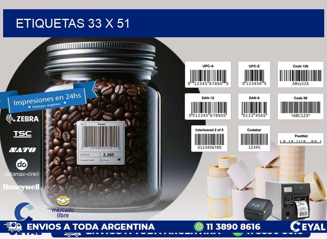 ETIQUETAS 33 x 51