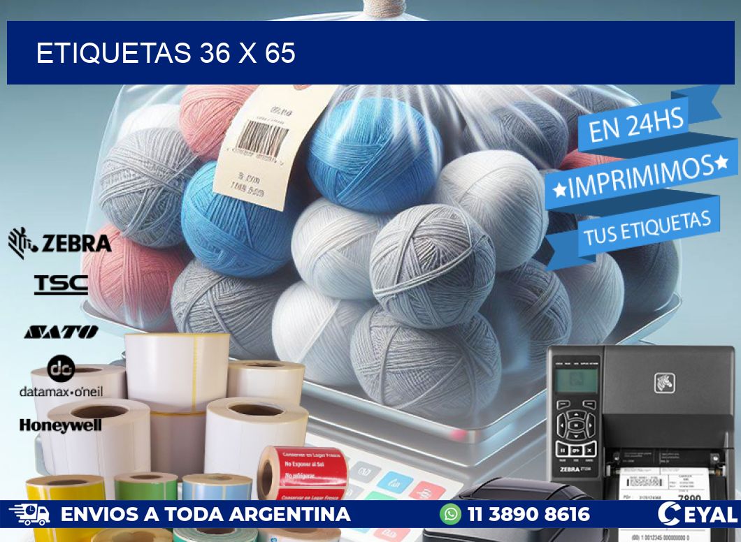 ETIQUETAS 36 x 65