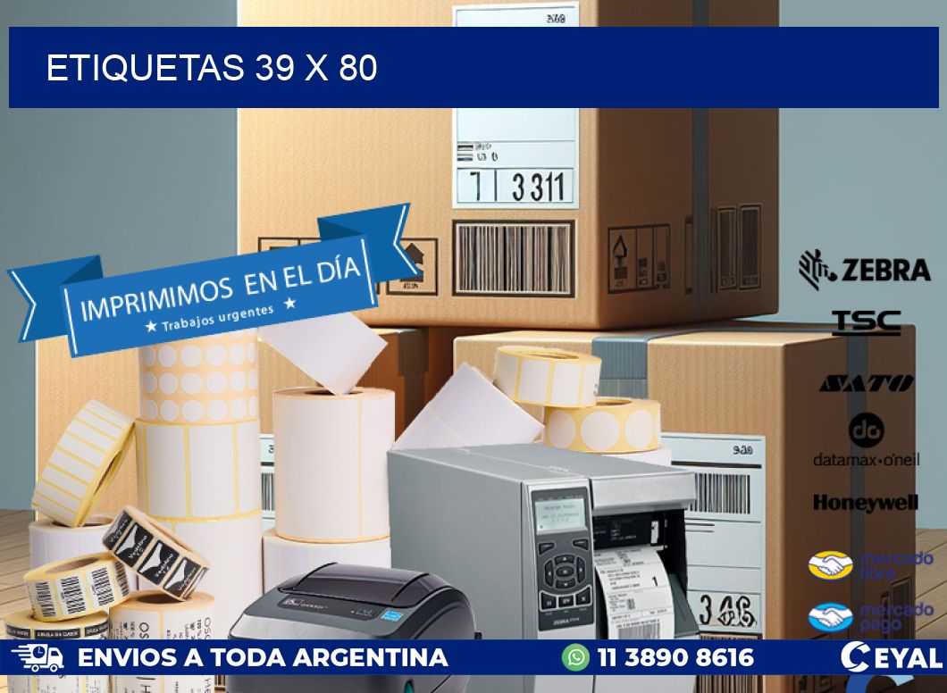 ETIQUETAS 39 x 80