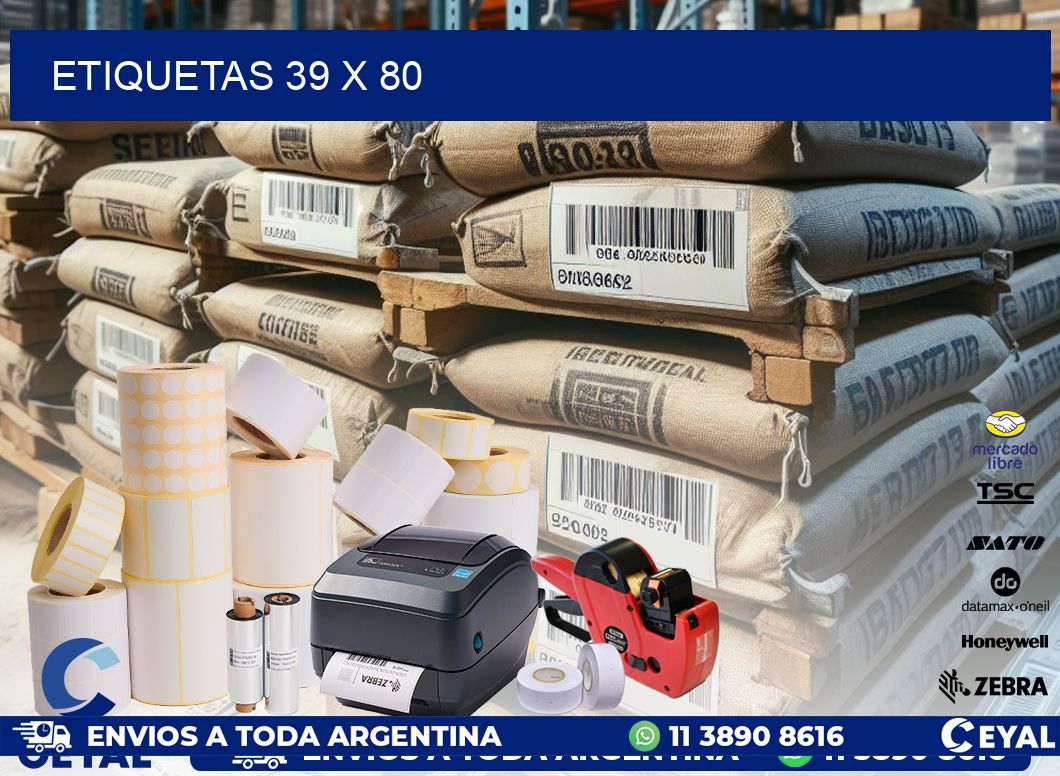ETIQUETAS 39 x 80