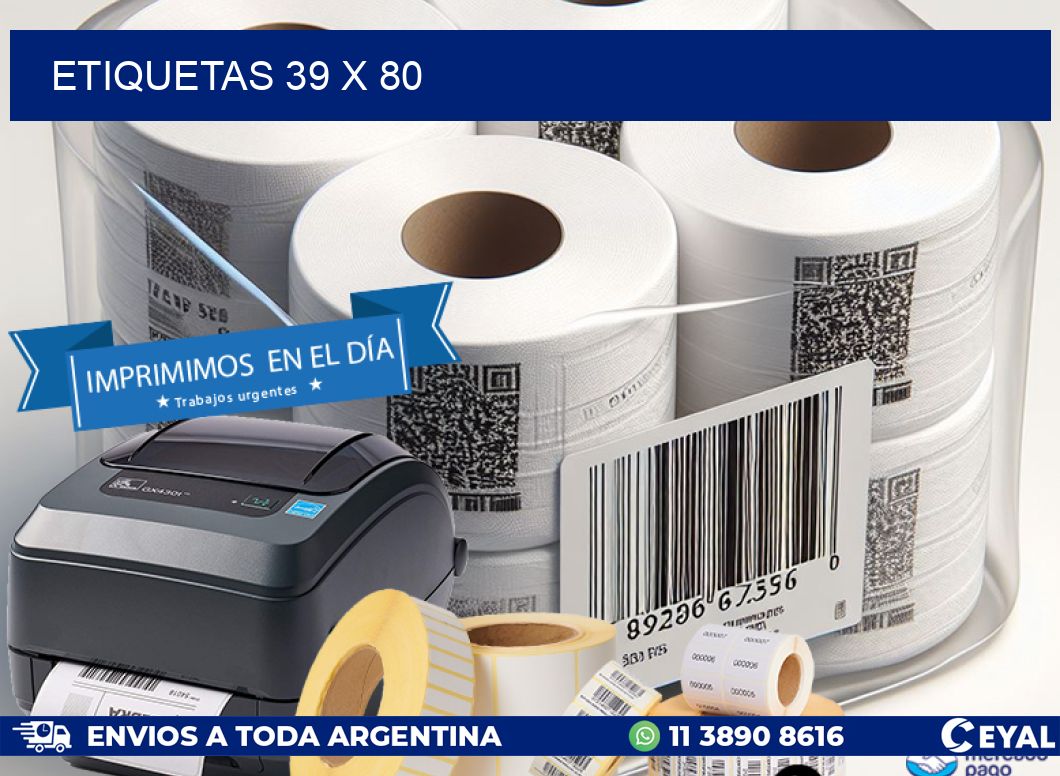 ETIQUETAS 39 x 80