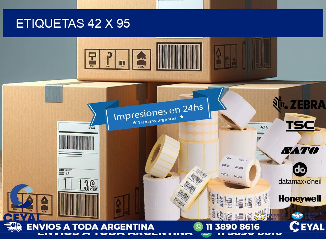 ETIQUETAS 42 x 95