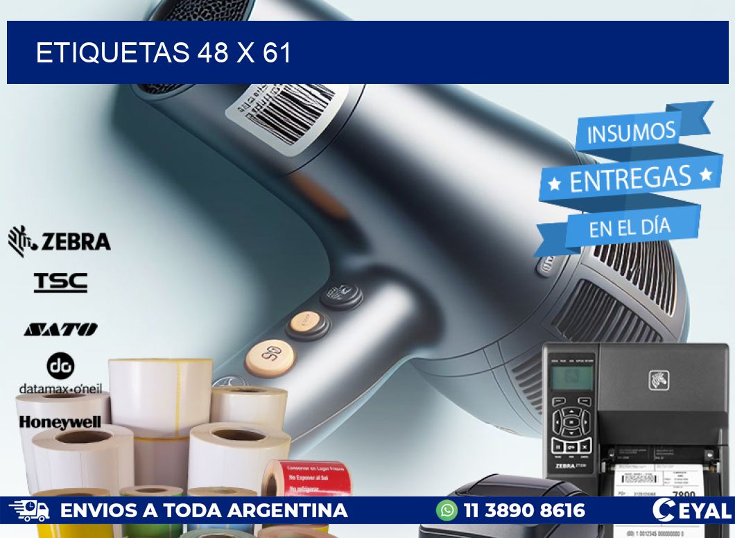 ETIQUETAS 48 x 61