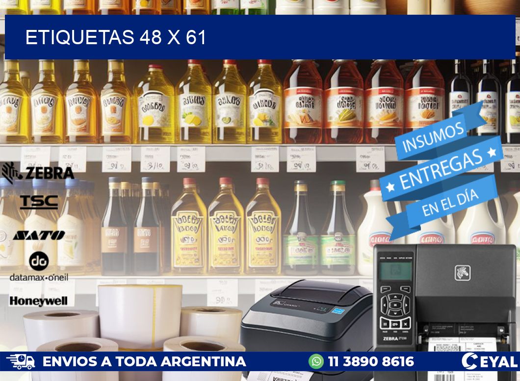 ETIQUETAS 48 x 61