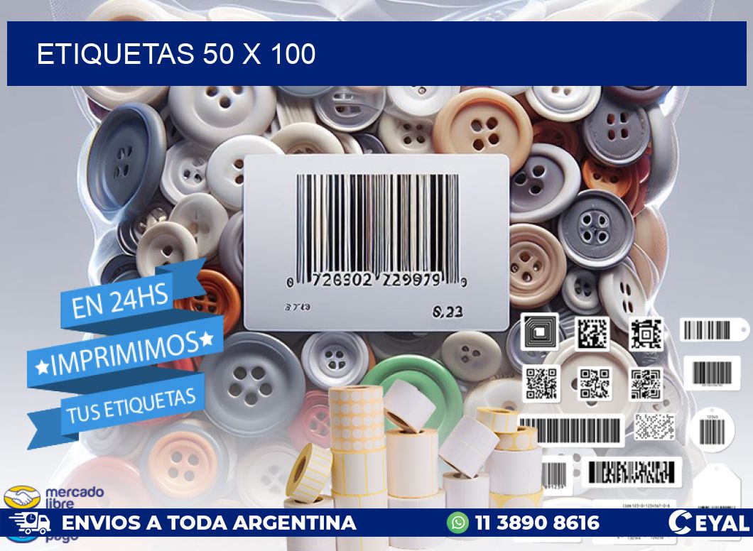 ETIQUETAS 50 x 100