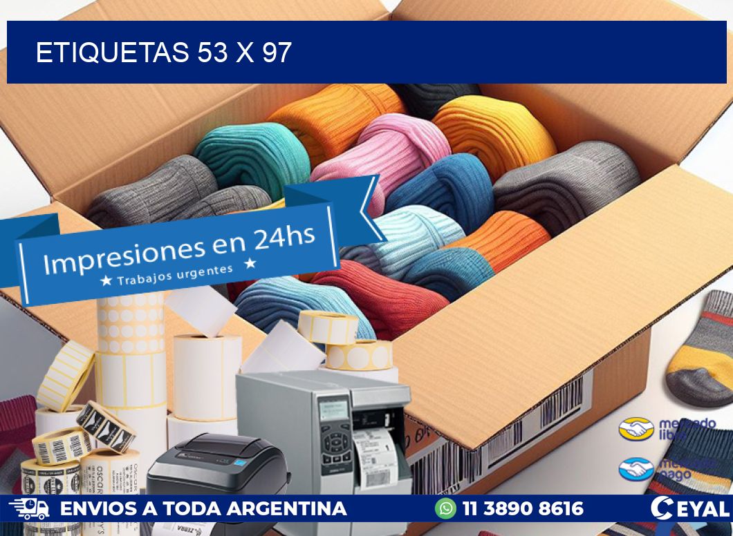ETIQUETAS 53 x 97