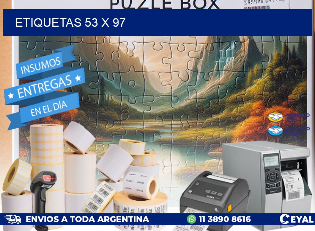 ETIQUETAS 53 x 97