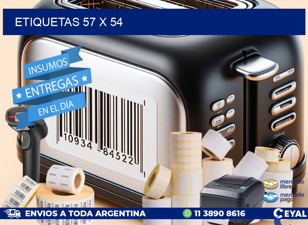 ETIQUETAS 57 x 54