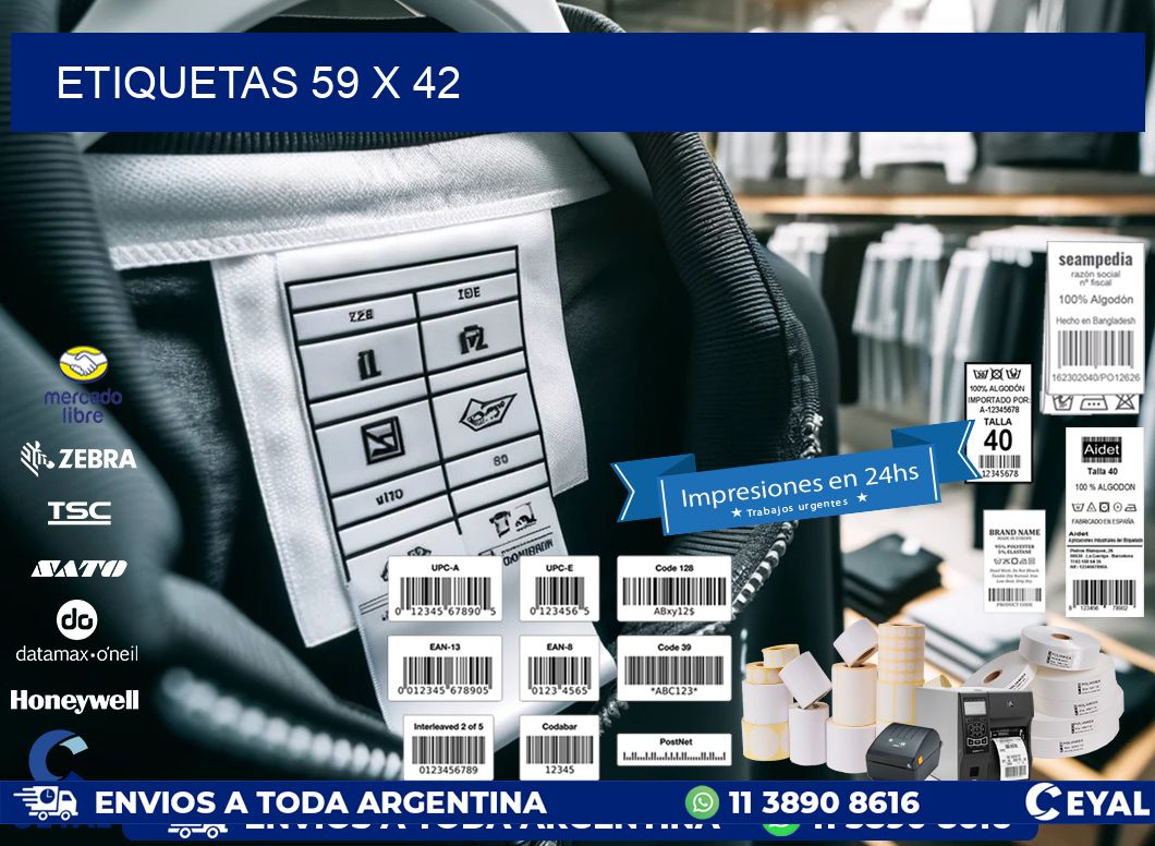 ETIQUETAS 59 x 42