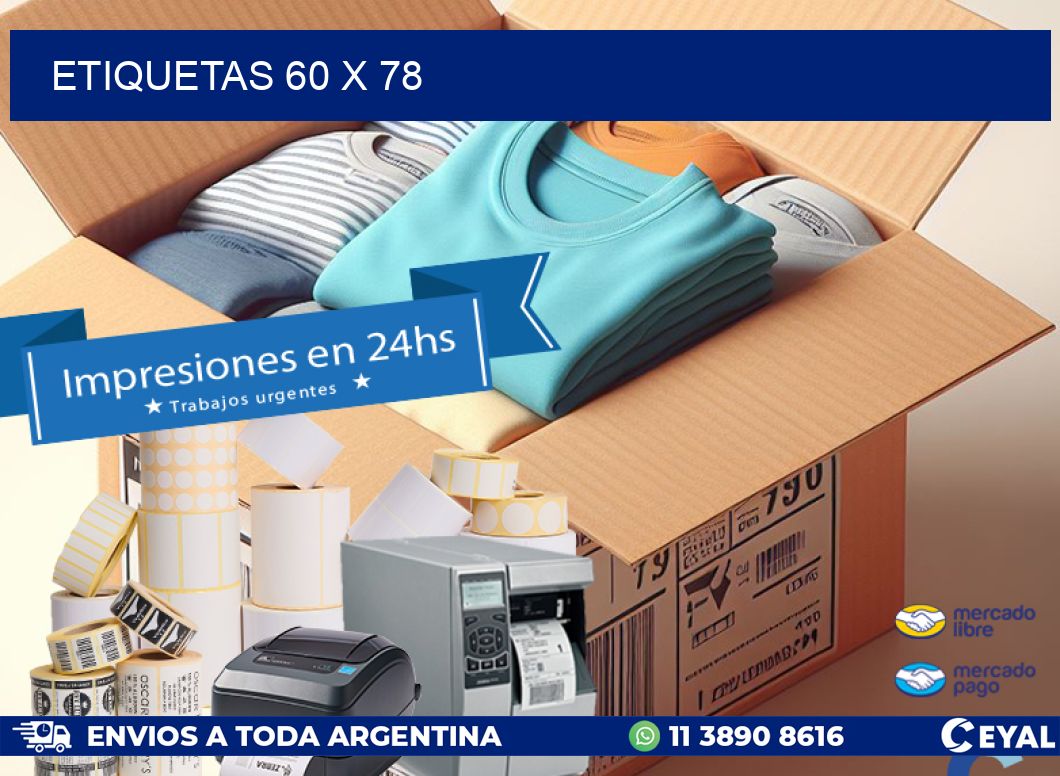 ETIQUETAS 60 x 78