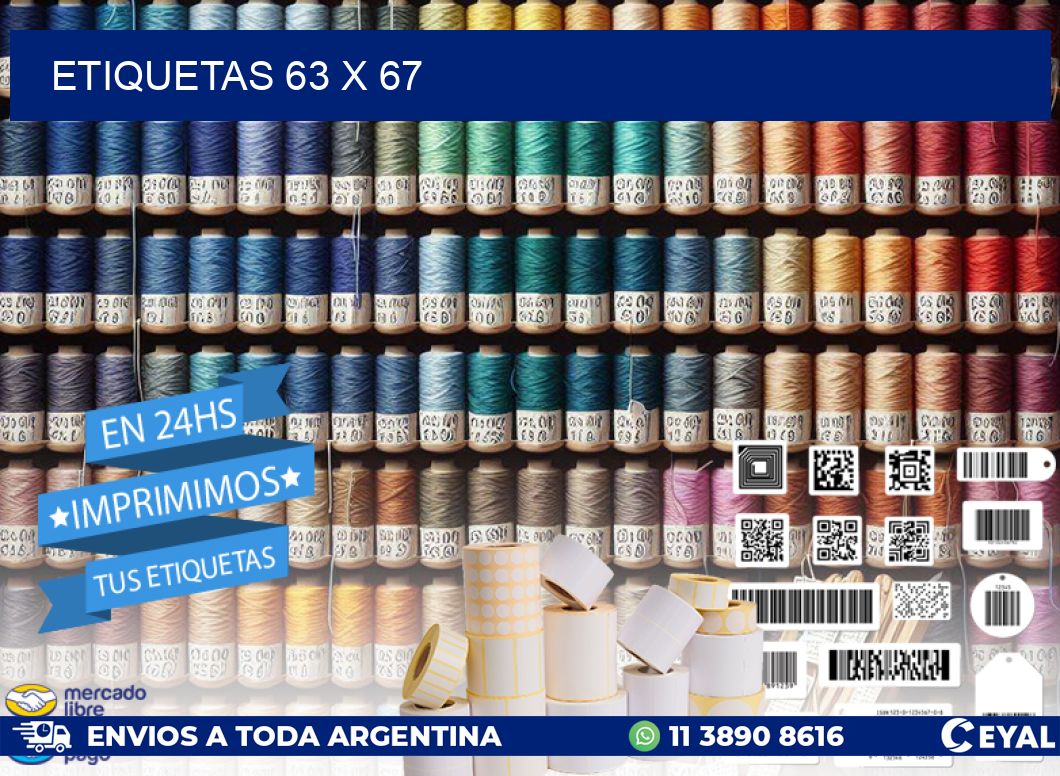 ETIQUETAS 63 x 67