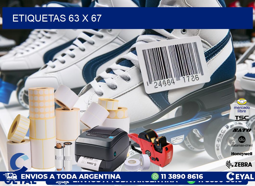 ETIQUETAS 63 x 67