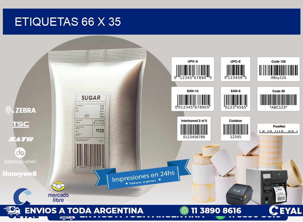 ETIQUETAS 66 x 35