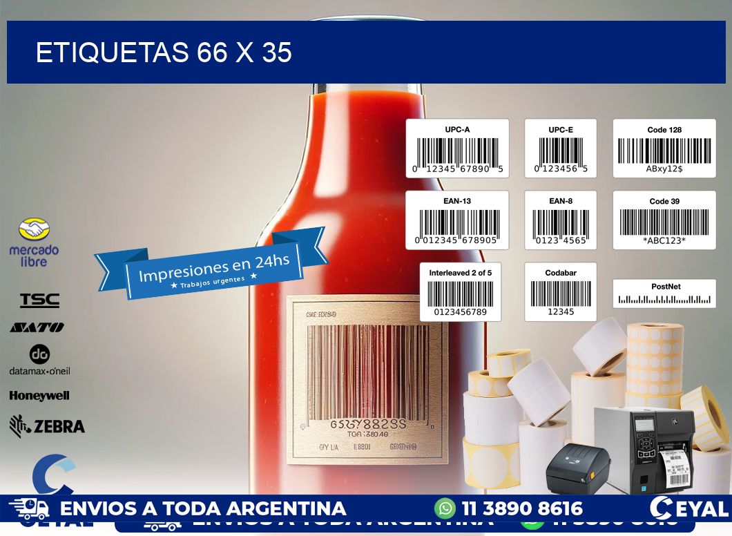 ETIQUETAS 66 x 35