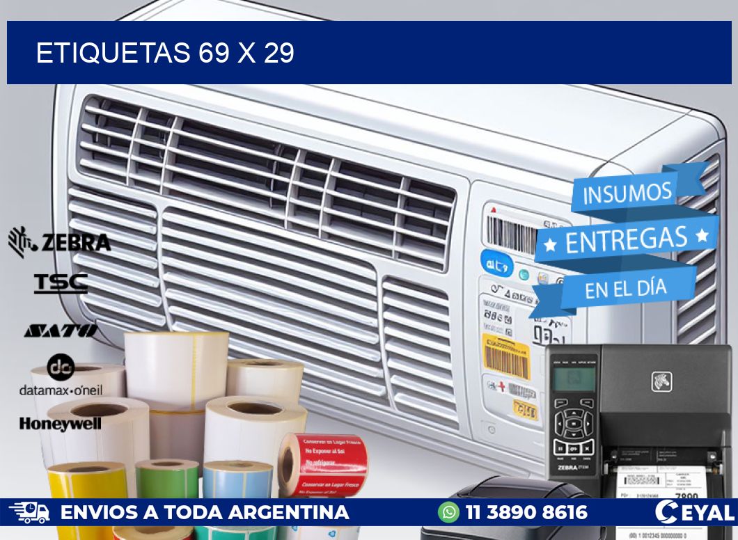 ETIQUETAS 69 x 29