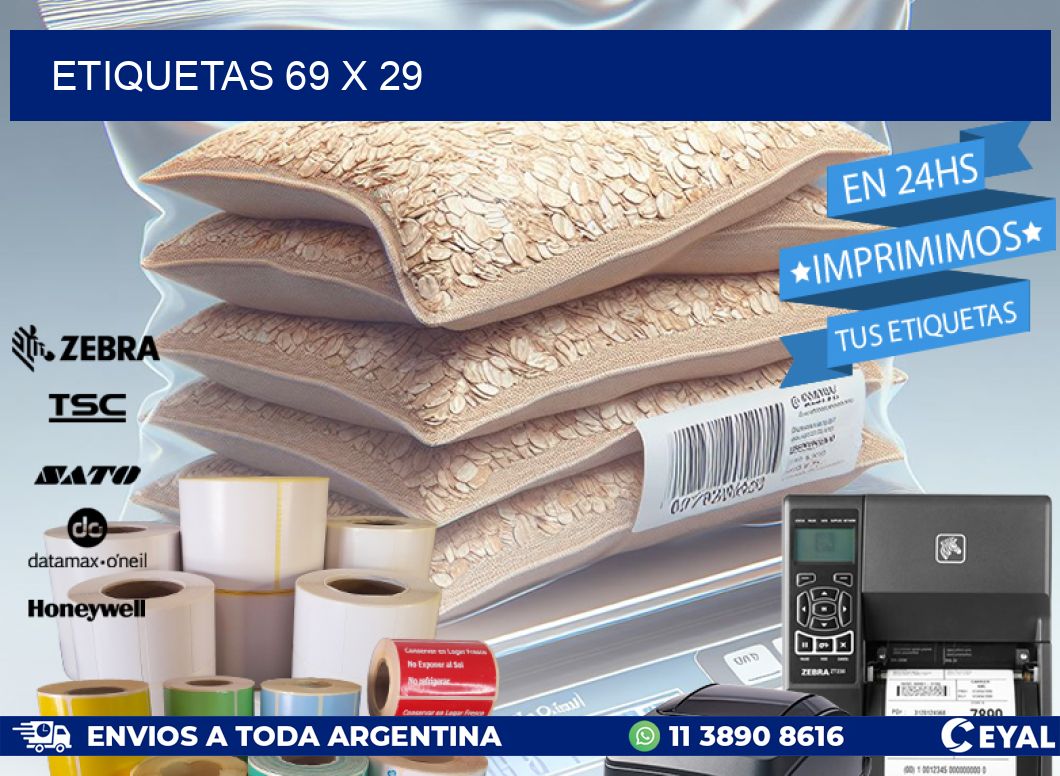 ETIQUETAS 69 x 29