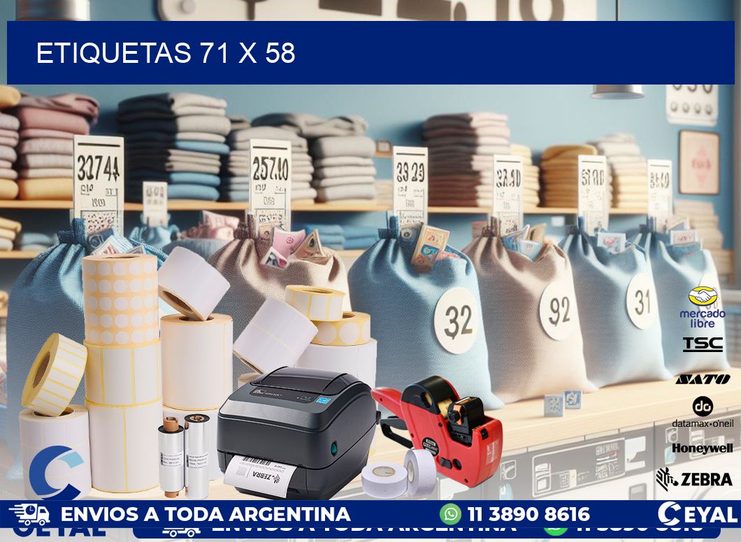 ETIQUETAS 71 x 58