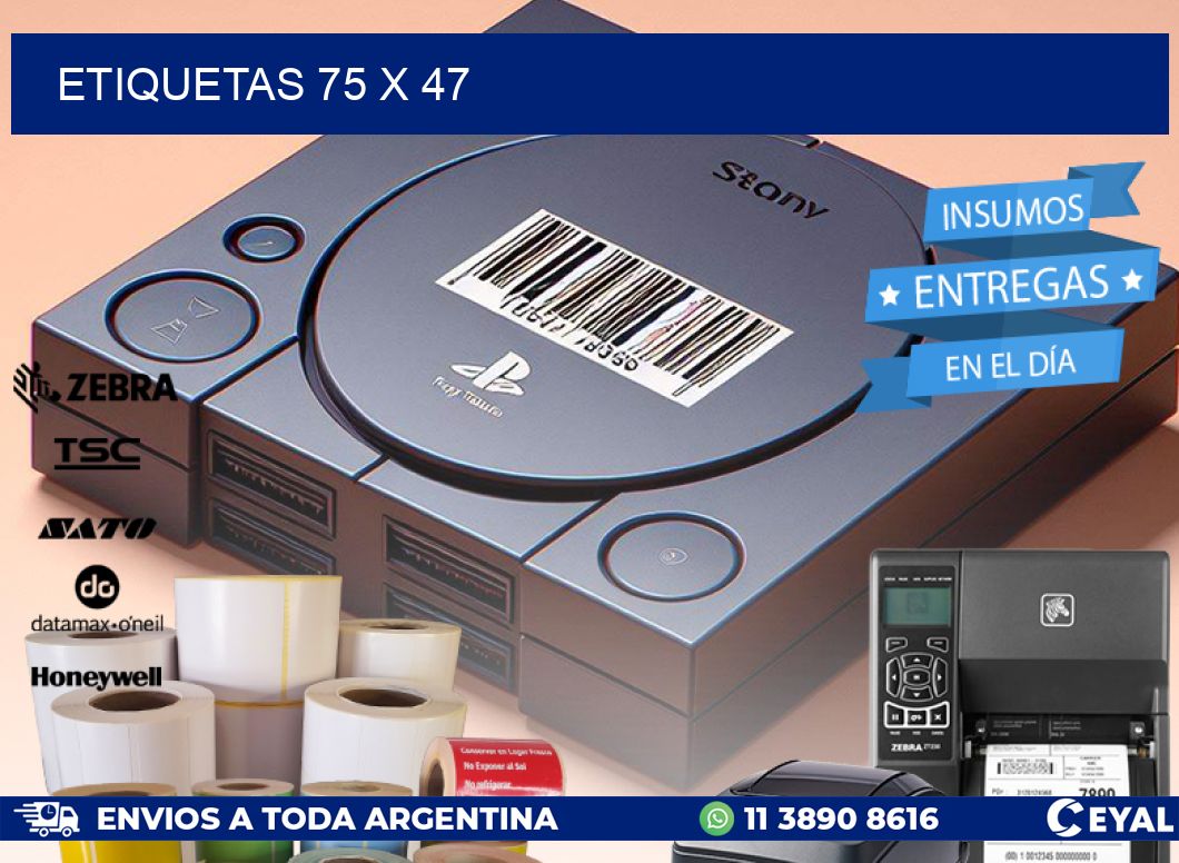 ETIQUETAS 75 x 47
