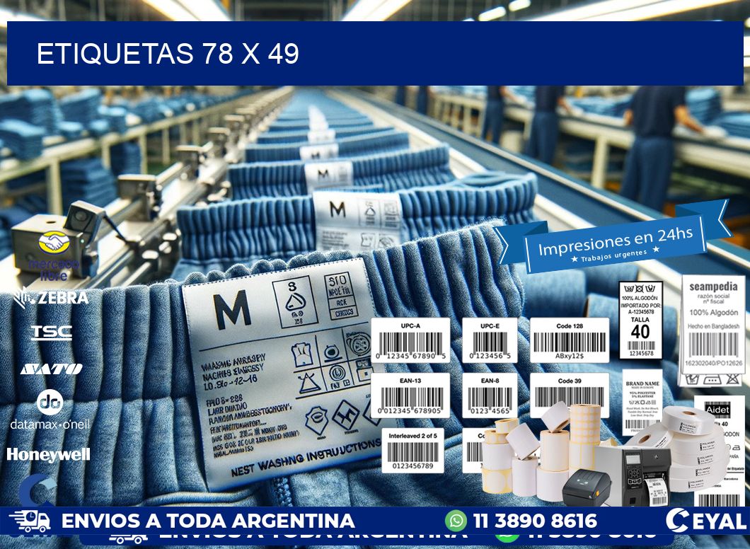 ETIQUETAS 78 x 49