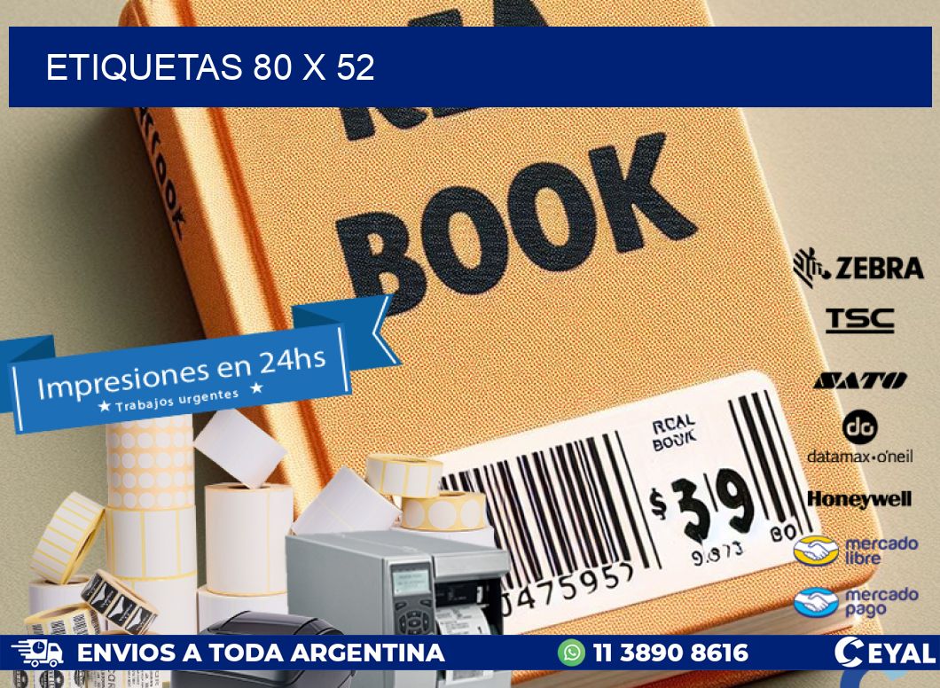 ETIQUETAS 80 x 52