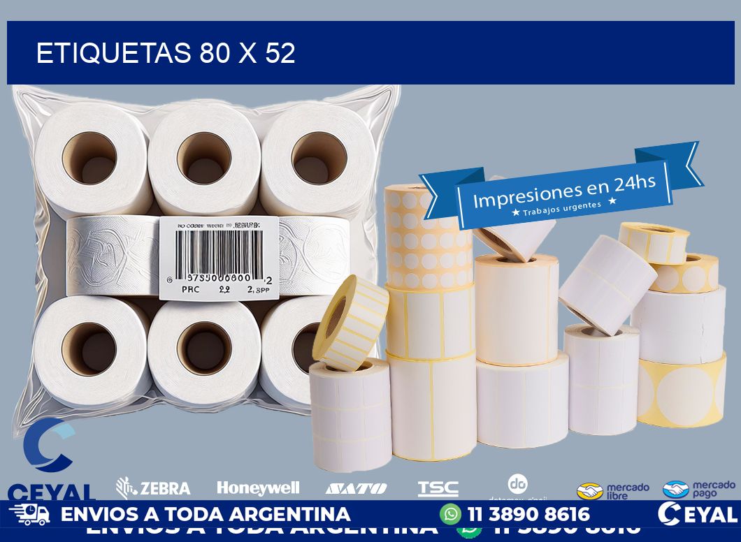 ETIQUETAS 80 x 52
