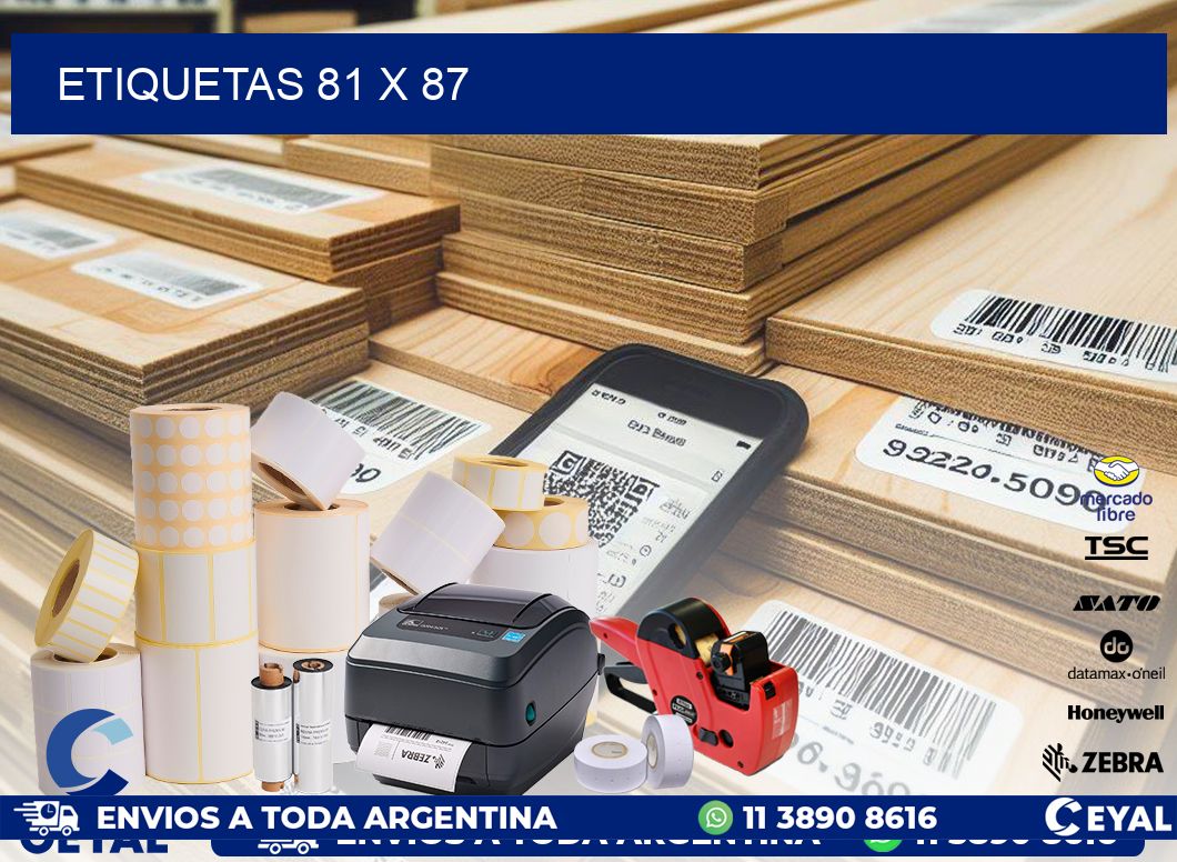 ETIQUETAS 81 x 87