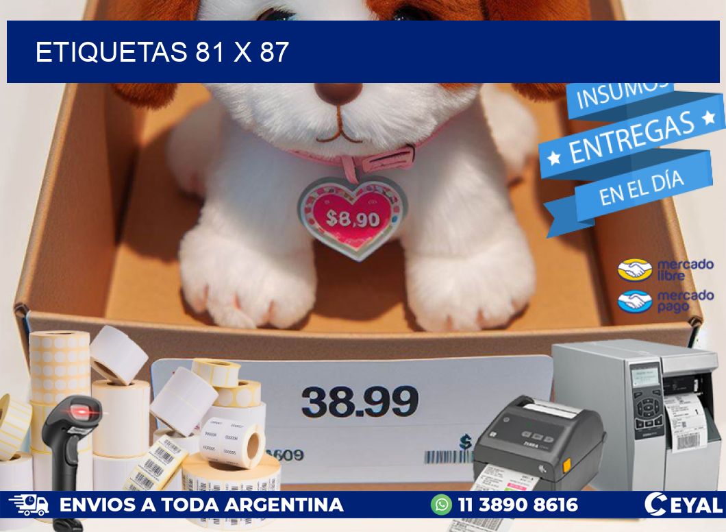 ETIQUETAS 81 x 87