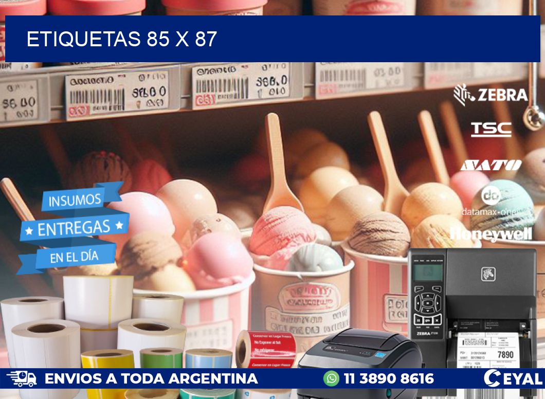 ETIQUETAS 85 x 87