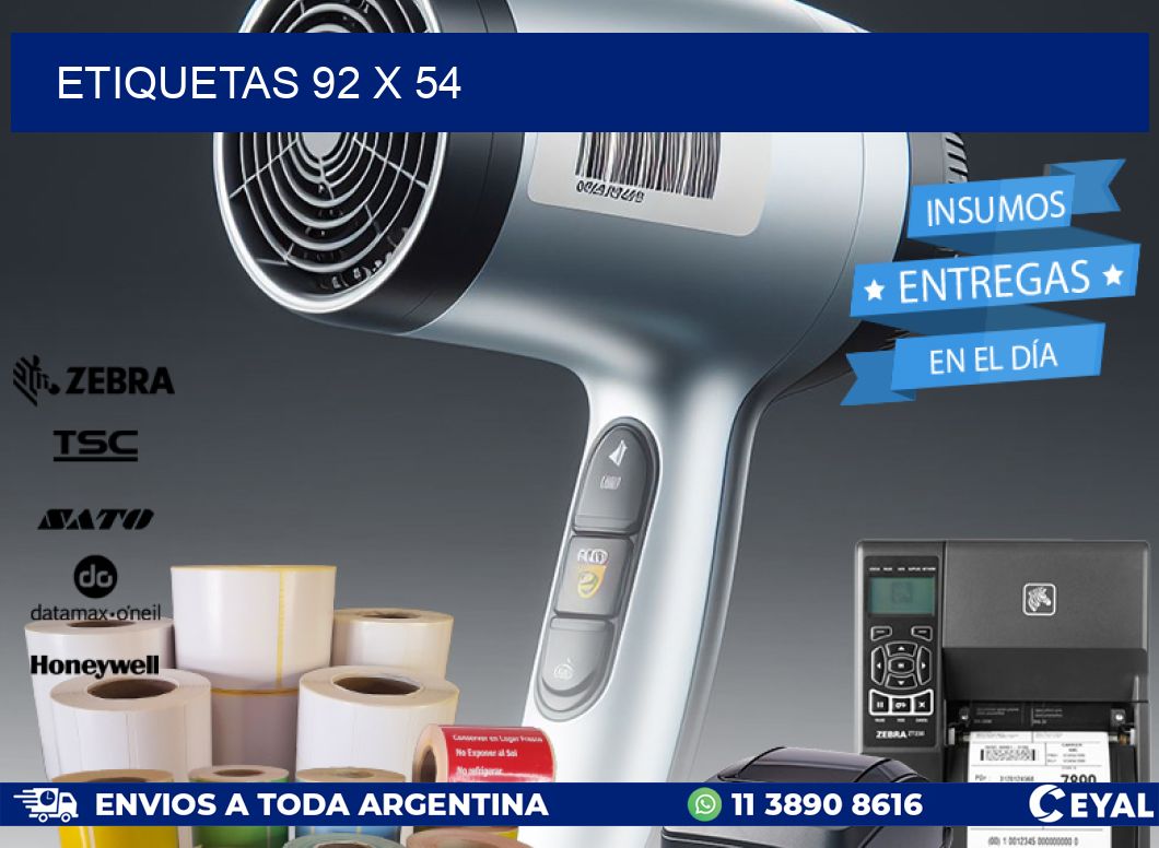 ETIQUETAS 92 x 54