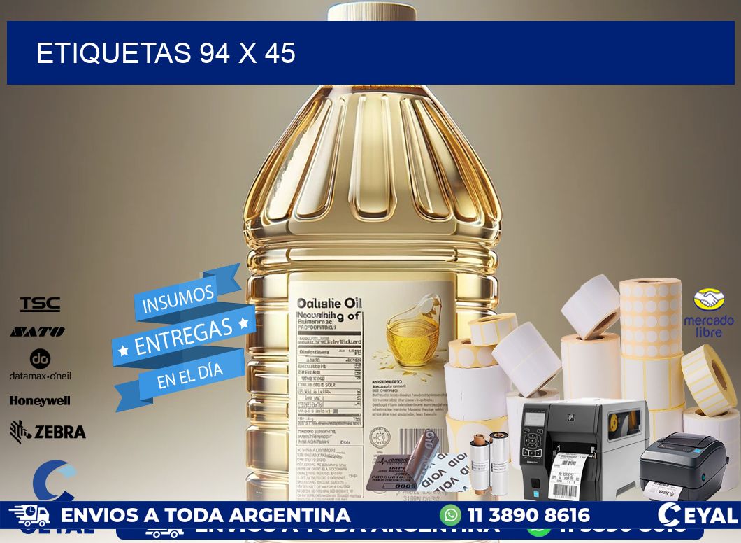 ETIQUETAS 94 x 45