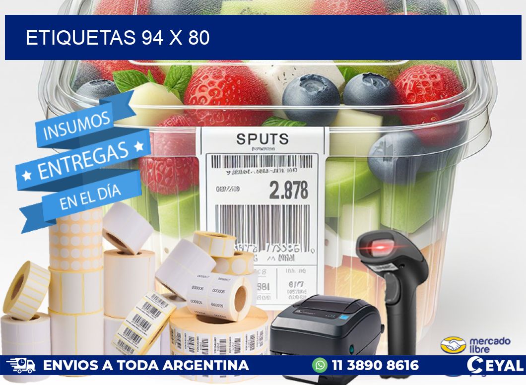ETIQUETAS 94 x 80