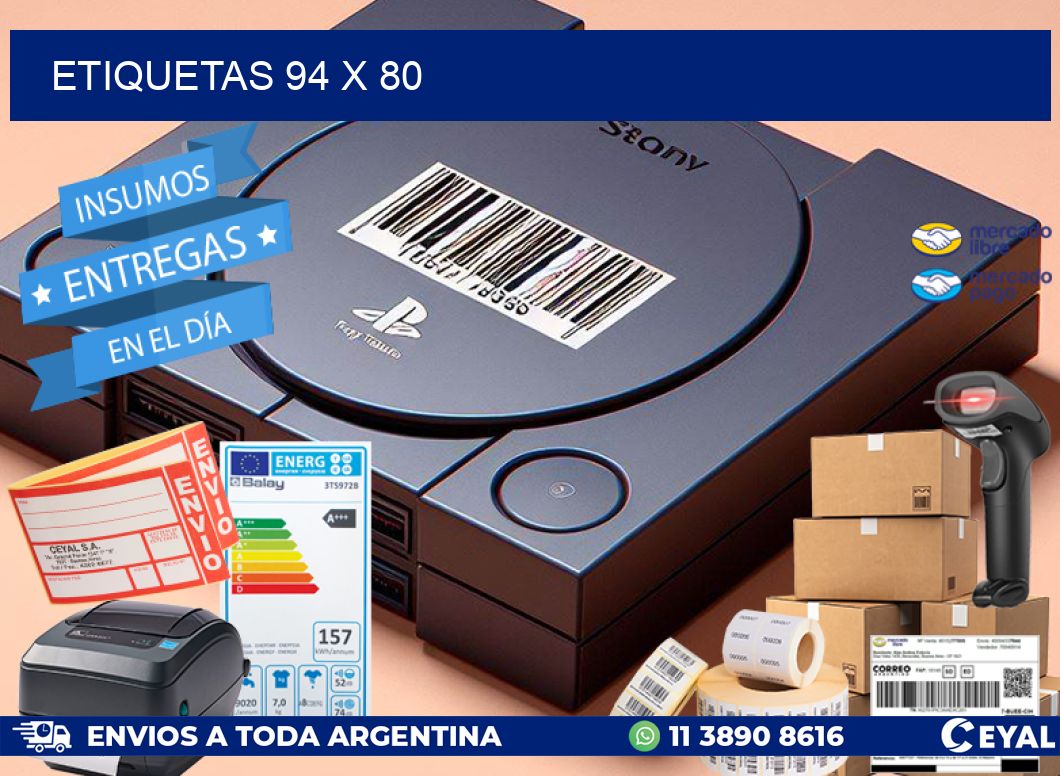 ETIQUETAS 94 x 80
