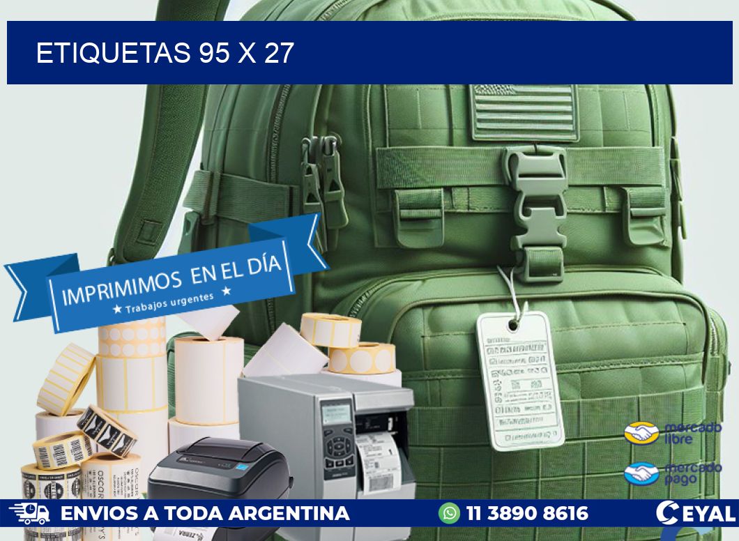 ETIQUETAS 95 x 27