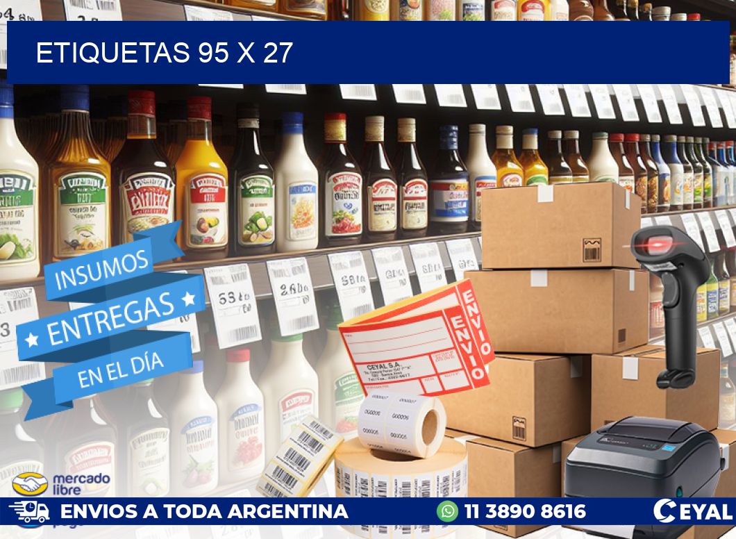 ETIQUETAS 95 x 27