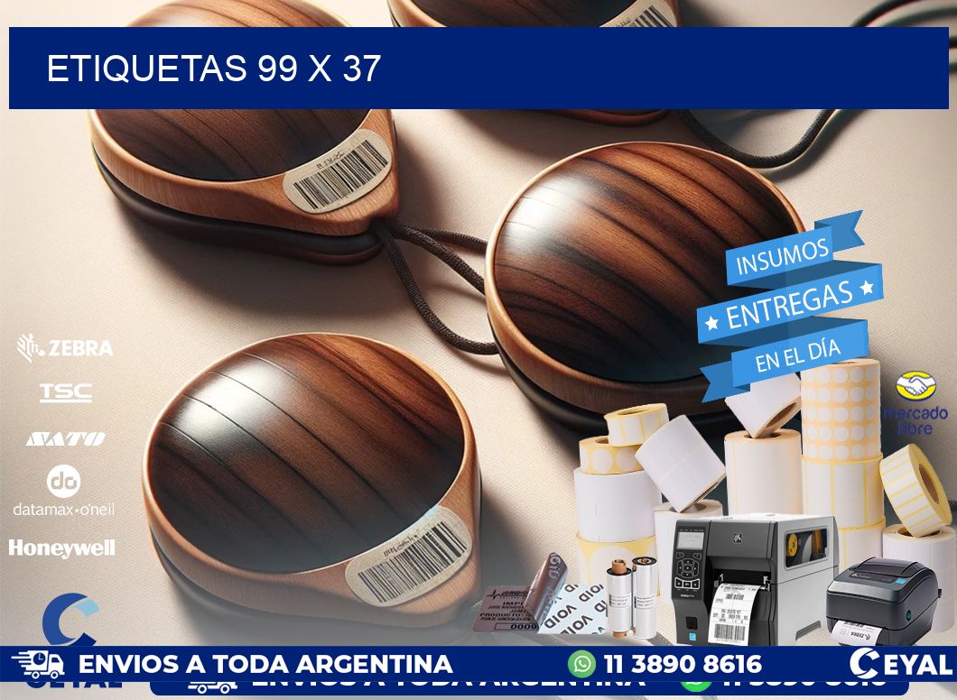 ETIQUETAS 99 x 37