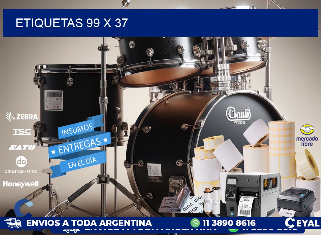 ETIQUETAS 99 x 37