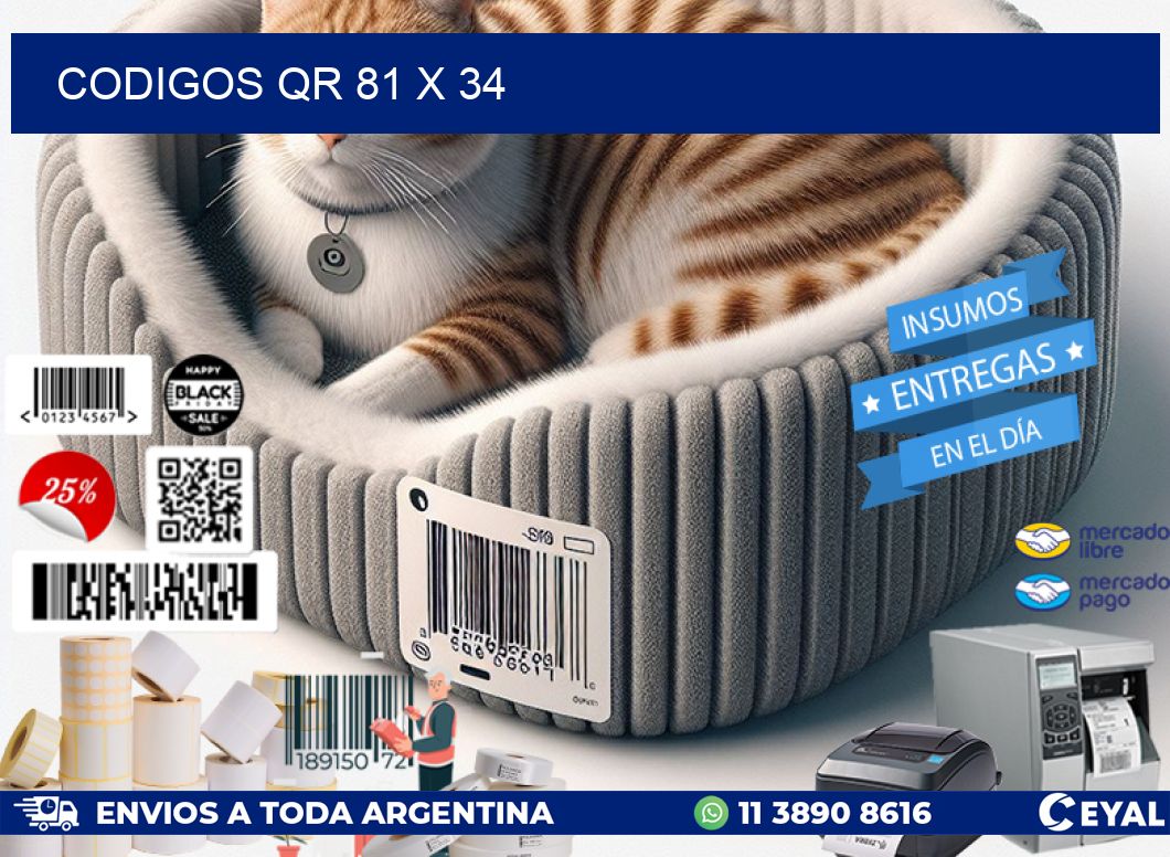 CODIGOS QR 81 x 34