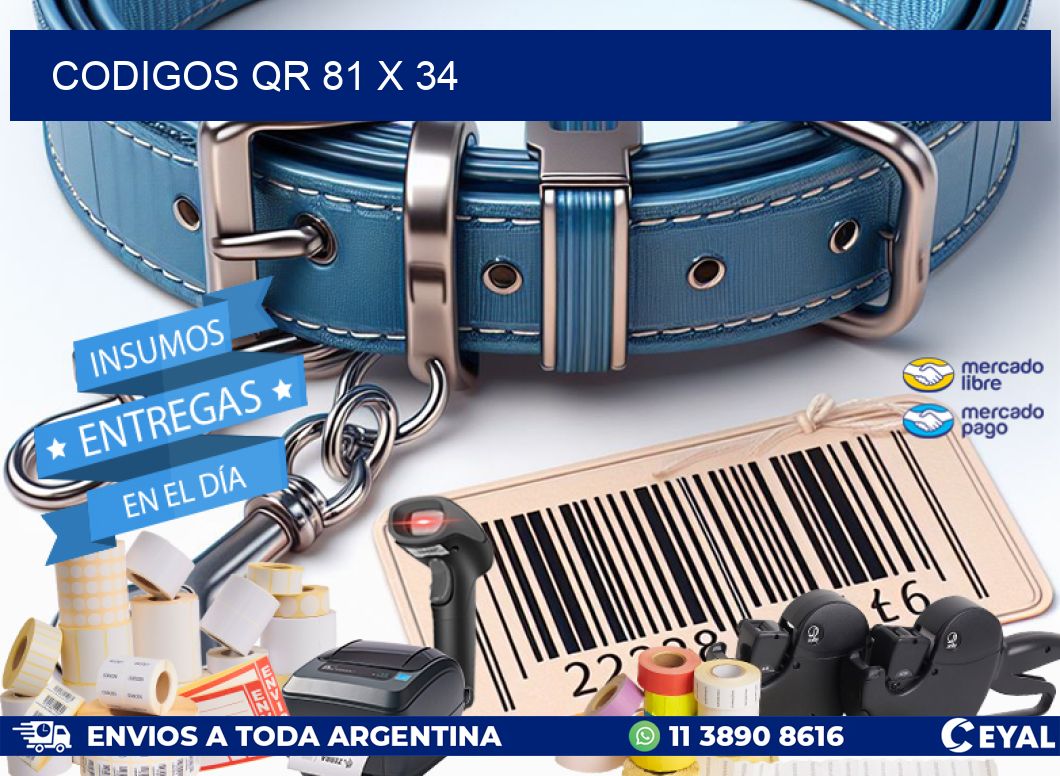 CODIGOS QR 81 x 34
