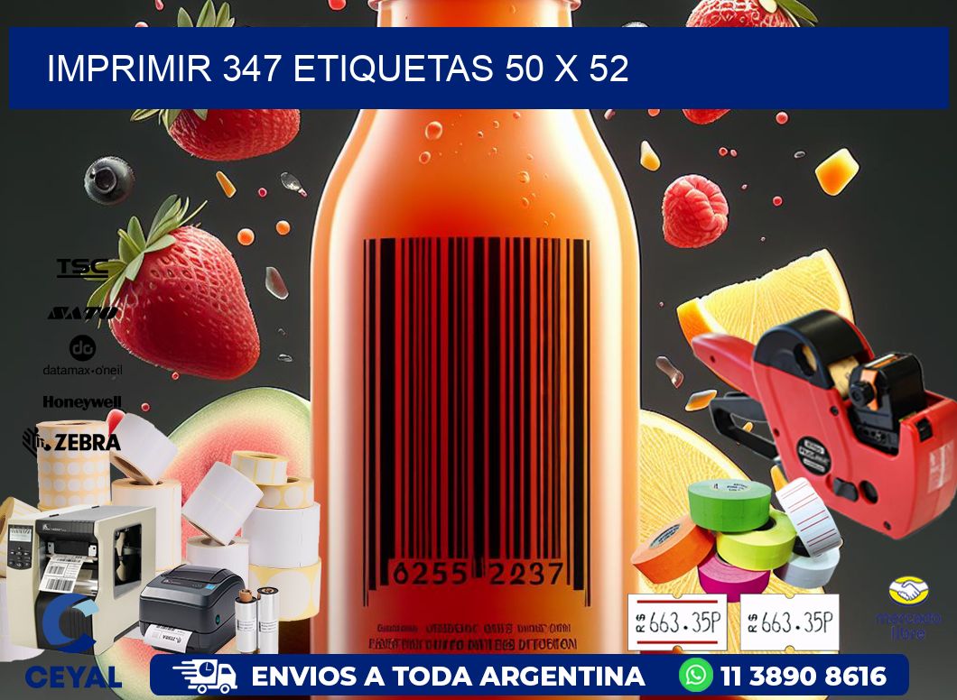 IMPRIMIR 347 ETIQUETAS 50 x 52