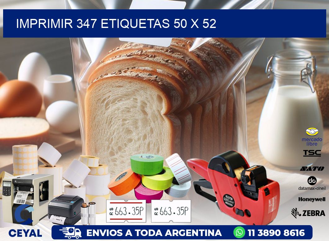IMPRIMIR 347 ETIQUETAS 50 x 52