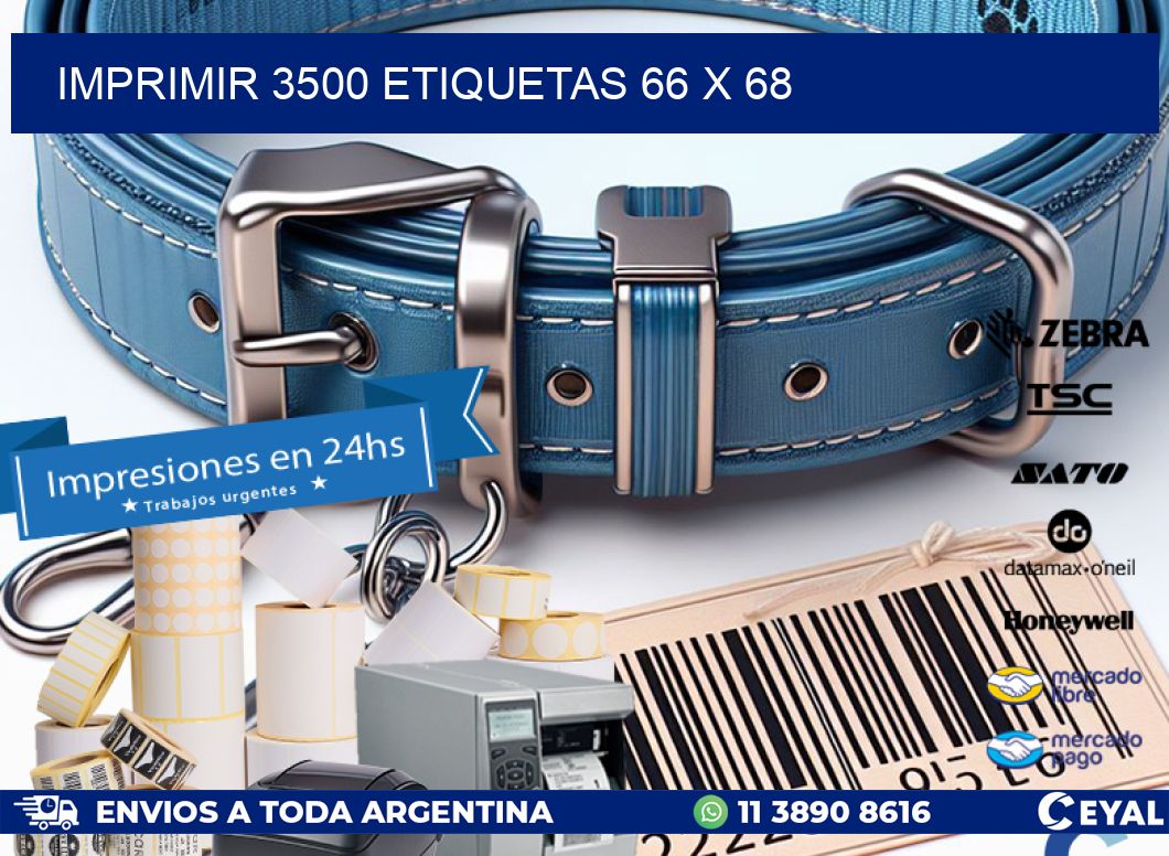 IMPRIMIR 3500 ETIQUETAS 66 x 68