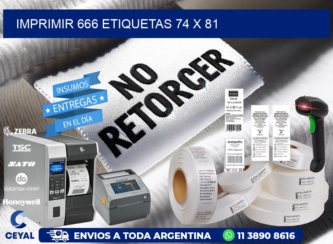 IMPRIMIR 666 ETIQUETAS 74 x 81