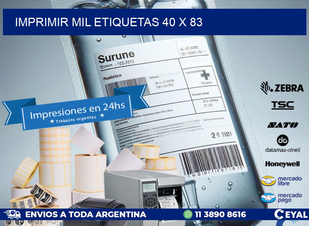 IMPRIMIR MIL ETIQUETAS 40 x 83