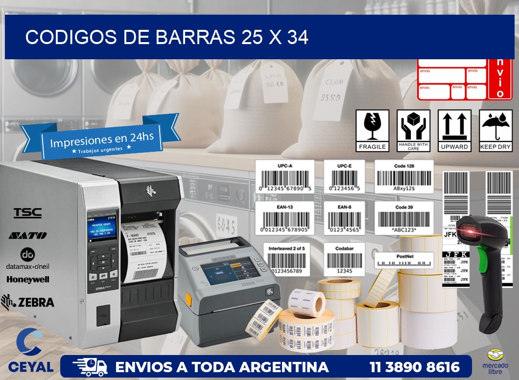 codigos de barras 25 x 34