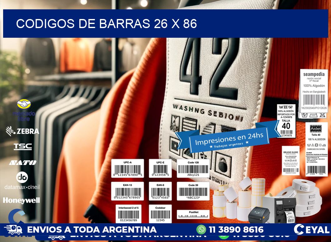 codigos de barras 26 x 86
